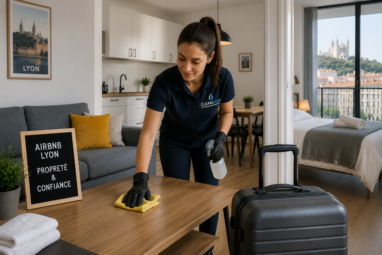nettoyage Airbnb Lyon