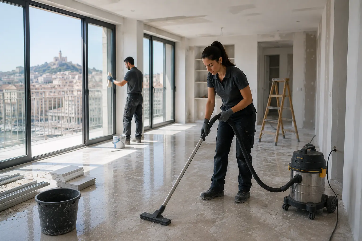 Nettoyage fin de chantier Marseille